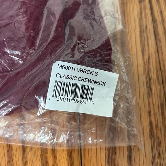 Cotton Citizen Classic Crew Neck Vintage Brick Men's Size small NWT unisex - Picture 7 of 7